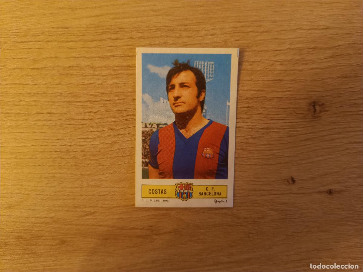 Cromos de f&uacute;tbol: CROMO DE FUTBOL LIGA ESTE COSTAS BARCELONA DESPEGADO 73 74 1973 1974 D626