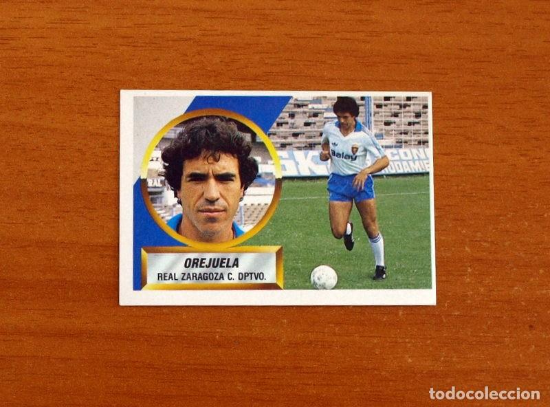 Figurine di Calcio: Real Zaragoza - Orejuela N&ordm; 13 - Ediciones Este Liga 1988-1989, 88-89 - Cromo Nunca Pegado