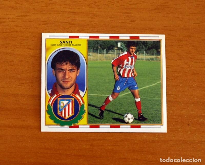 Figurine di Calcio: Atletico Madrid - Santi - Ediciones Este Liga 1996-1997, 96-97 - Nunca Pegado