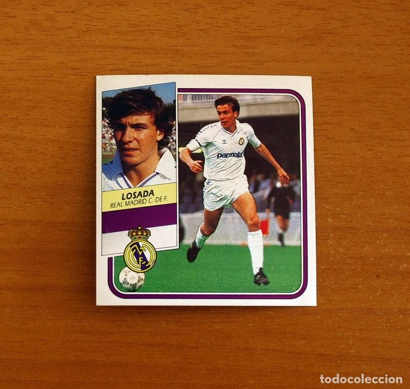 Figurine di Calcio: Real Madrid - Losada - Ediciones Este Liga 1989-1990, 89-90 - Cromo Nunca pegado
