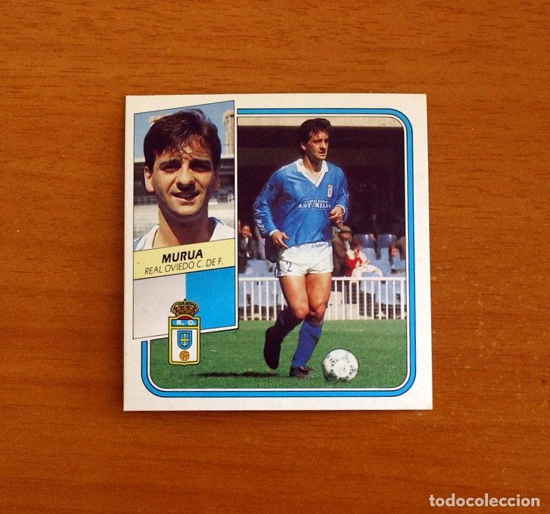 Figurine di Calcio: Real Oviedo - Murua - Ediciones Este Liga 1989-1990, 89-90 - Cromo Nunca pegado