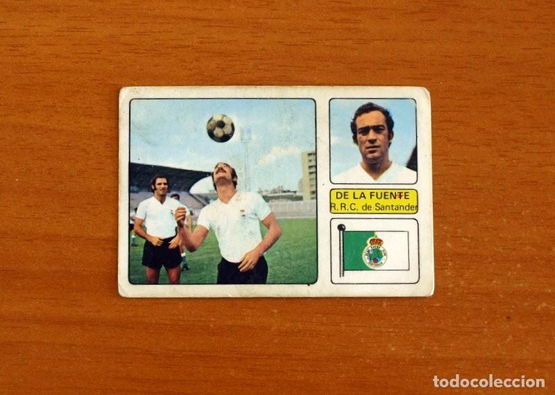 Figurine di Calcio: Racing de Santander - De la Fuente - Editorial Fher 1973-1974, 73-74 - Nunca pegado
