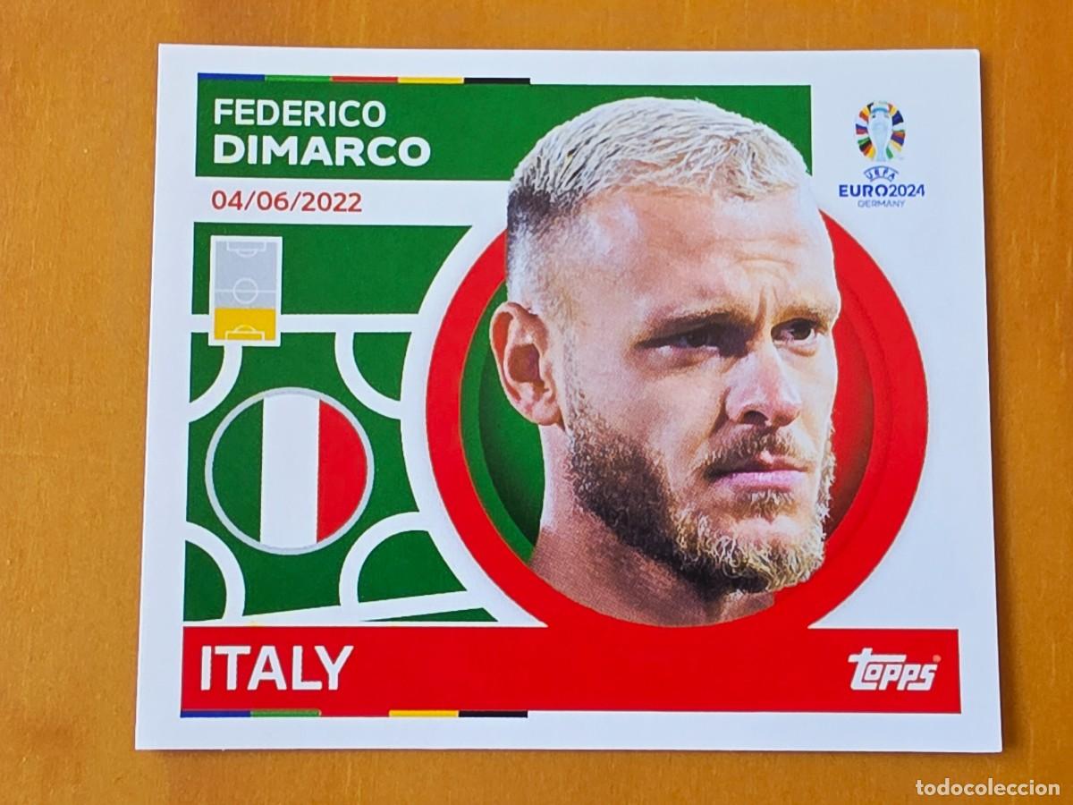 Cromos de f&uacute;tbol: ITA 10 Federico Dimarco, Italia, Topps UEFA Euro 2024, Eurocopa Germany 24 sticker