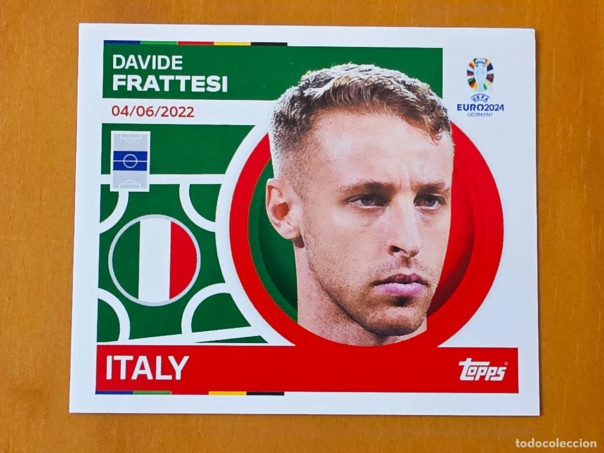 Cromos de f&uacute;tbol: ITA 13 Davide Frattesi, Italia, Topps UEFA Euro 2024, Eurocopa Germany 24 sticker
