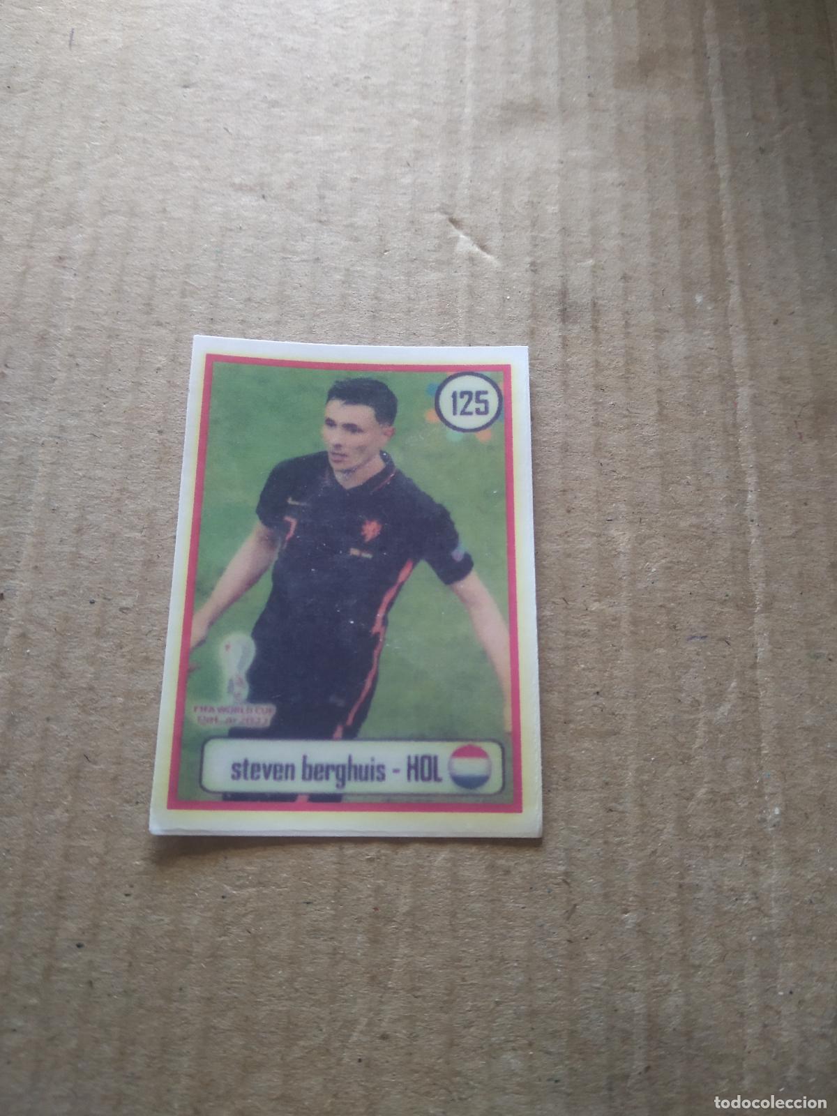 Cromos de f&uacute;tbol: 125 STEVEN BERGHUIS HOLANDA PAISES BAJOS CROMO FUTBOL MUNDIAL 2022 WORLD CUP EDITADO EN BRASIL
