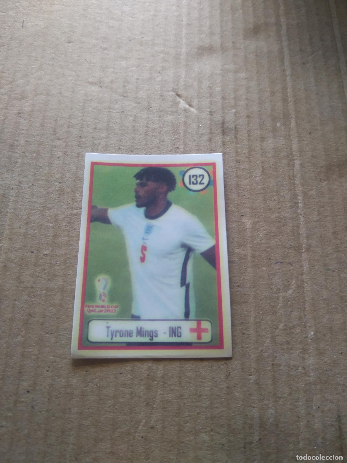 Cromos de f&uacute;tbol: 132 TYRONE MINGS INGLATERRA CROMO FUTBOL MUNDIAL 2022 WORLD CUP EDITADO EN BRASIL