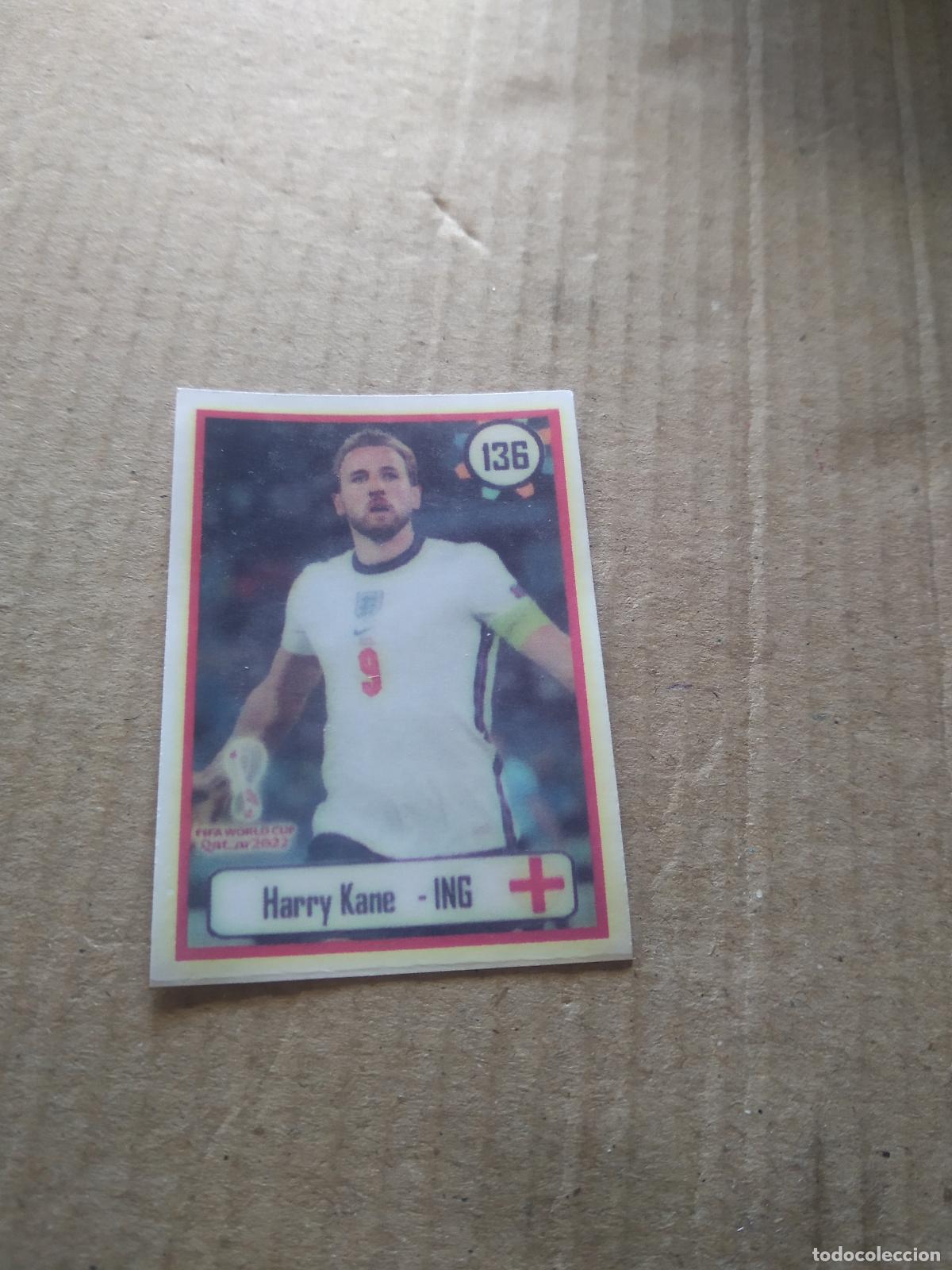 Cromos de Futebol: 136 HARRY KANE INGLATERRA CROMO FUTBOL MUNDIAL 2022 WORLD CUP EDITADO EN BRASIL