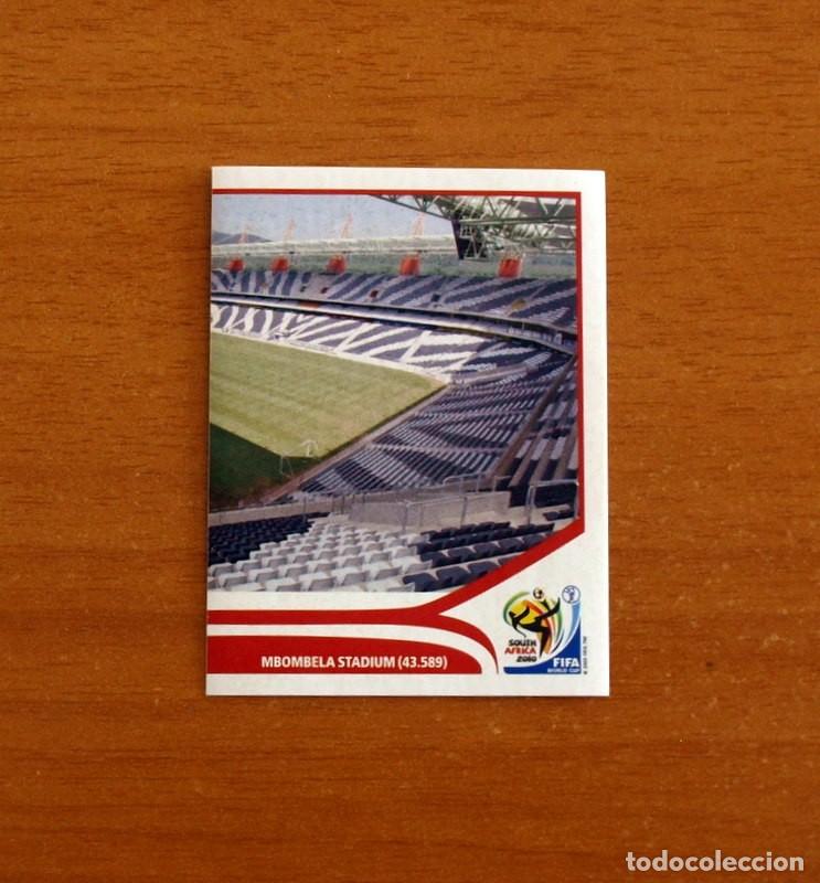 Cromos de f&uacute;tbol: Mbombala Stadium - N&ordm; 19 -Mundial South Africa 2010 FIFA World Cup -Editorial Panini -Nunca Pegado