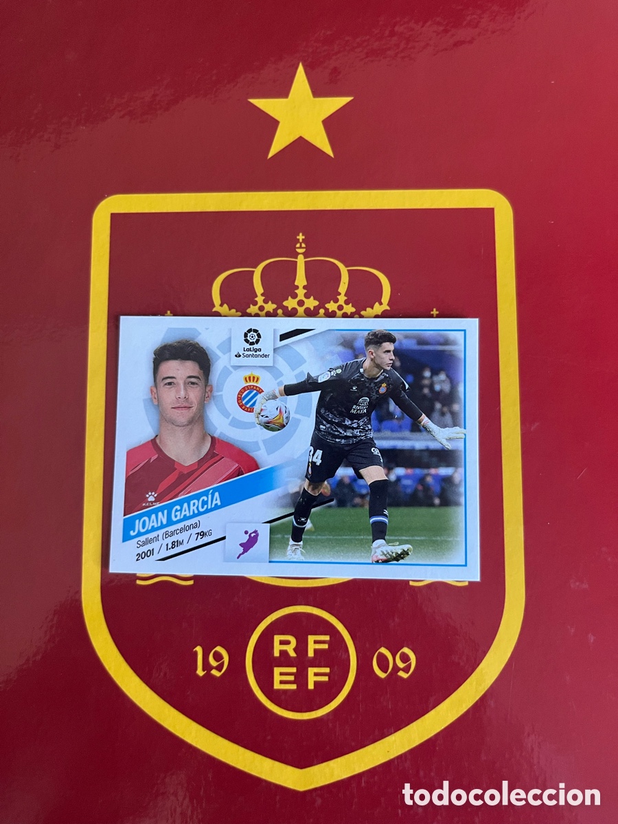 Cromos de f&uacute;tbol: 4 JOAN GARC&Iacute;A ROOKIE LIGA ESTE EDICIONES ESTE 2022 2023 22 23 ESPA&Ntilde;OL ESPANYOL