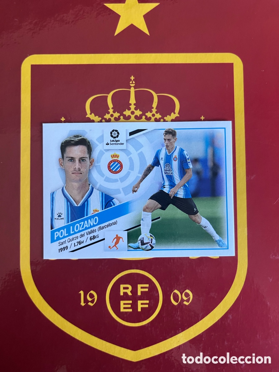Cromos de f&uacute;tbol: 14 BIS POL LOZANO COLOCA LIGA ESTE EDICIONES ESTE 2022 2023 22 23 ESPA&Ntilde;OL ESPANYOL