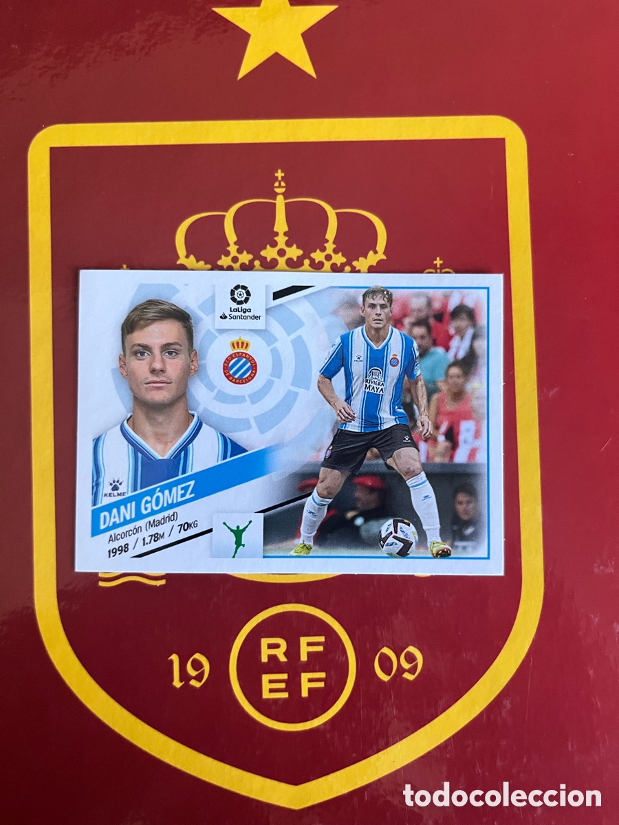 Cromos de f&uacute;tbol: 19 BIS DANI G&Oacute;MEZ COLOCA LIGA ESTE EDICIONES ESTE 2022 2023 22 23 ESPA&Ntilde;OL ESPANYOL