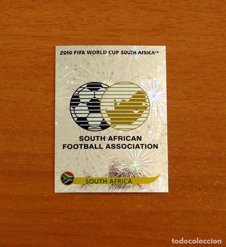 Cromos de f&uacute;tbol: Sudafrica -N&ordm; 31 Escudo -Mundial South Africa 2010 FIFA World Cup-Editorial Panini-Nunca Pegado