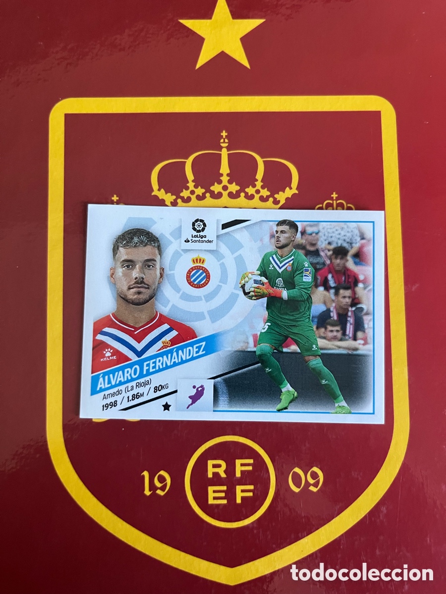 Cromos de f&uacute;tbol: 50 ALVARO FERN&Aacute;NDEZ &Uacute;LTIMOS FICHAJES LIGA ESTE EDICIONES ESTE 2022 2023 22 23 ESPA&Ntilde;OL ESPANYOL