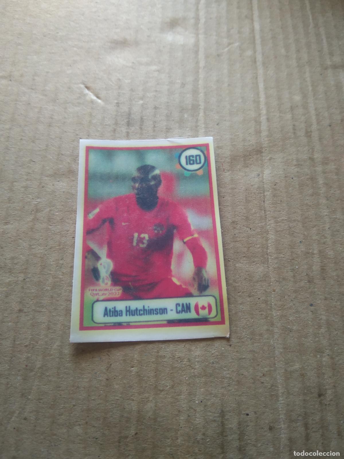 Cromos de f&uacute;tbol: 160 ATIBA HUTCHINSON CANADA CROMO FUTBOL MUNDIAL 2022 WORLD CUP EDITADO EN BRASIL
