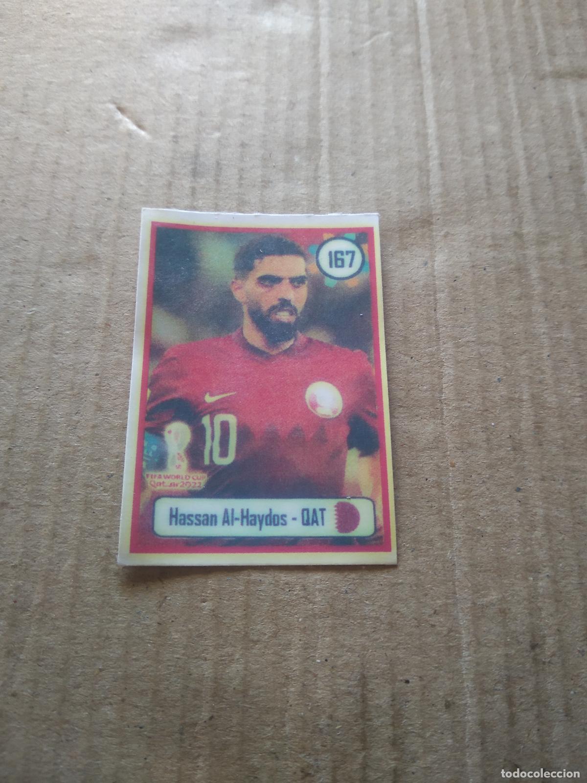 Cromos de f&uacute;tbol: 167 HASSAN AL-HAYDOS QATAR KATAR CATAR CROMO FUTBOL MUNDIAL 2022 WORLD CUP EDITADO EN BRASIL