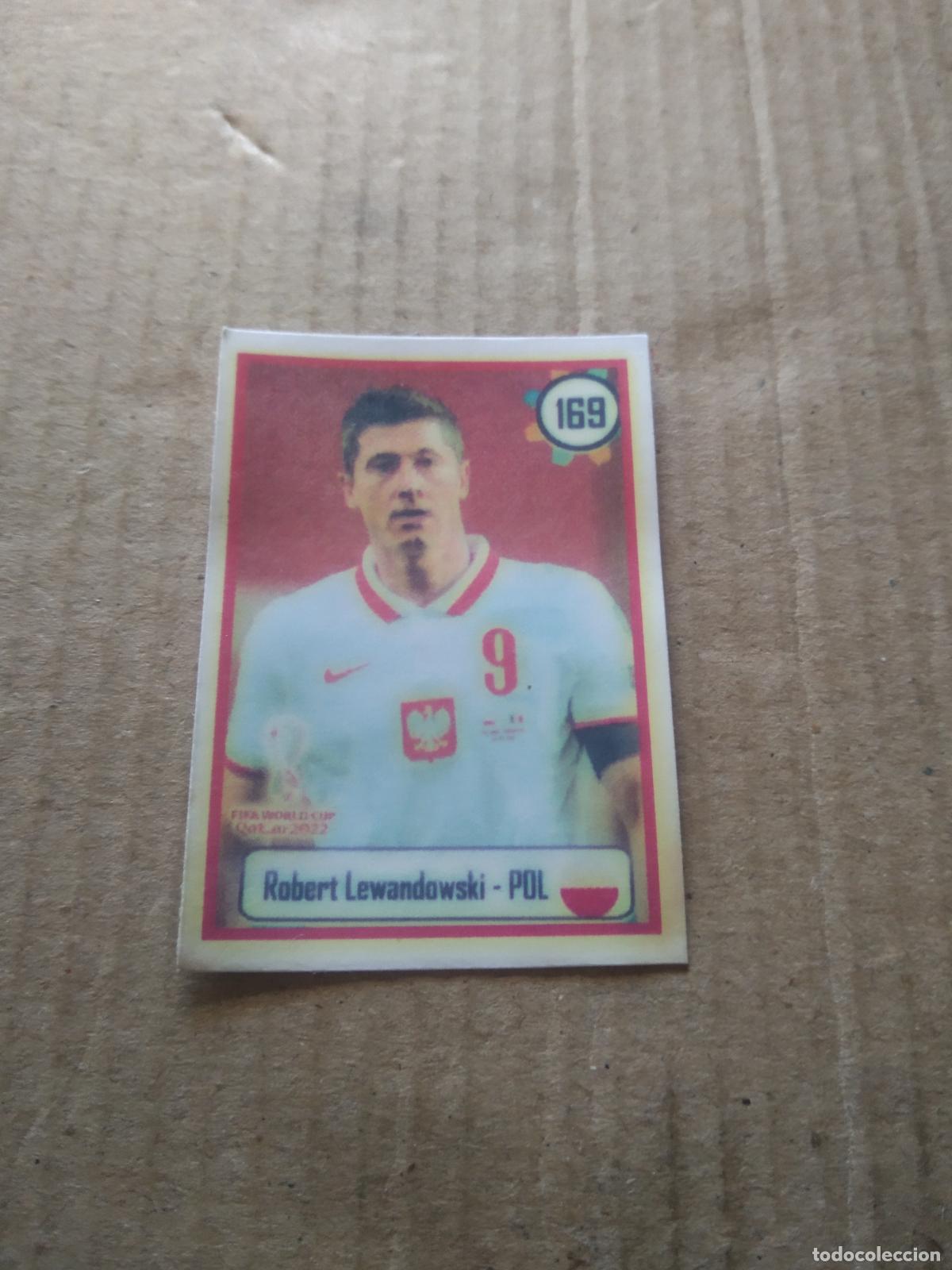 Cromos de f&uacute;tbol: 169 LEWANDOWSKI POLONIA CROMO FUTBOL MUNDIAL 2022 WORLD CUP EDITADO EN BRASIL