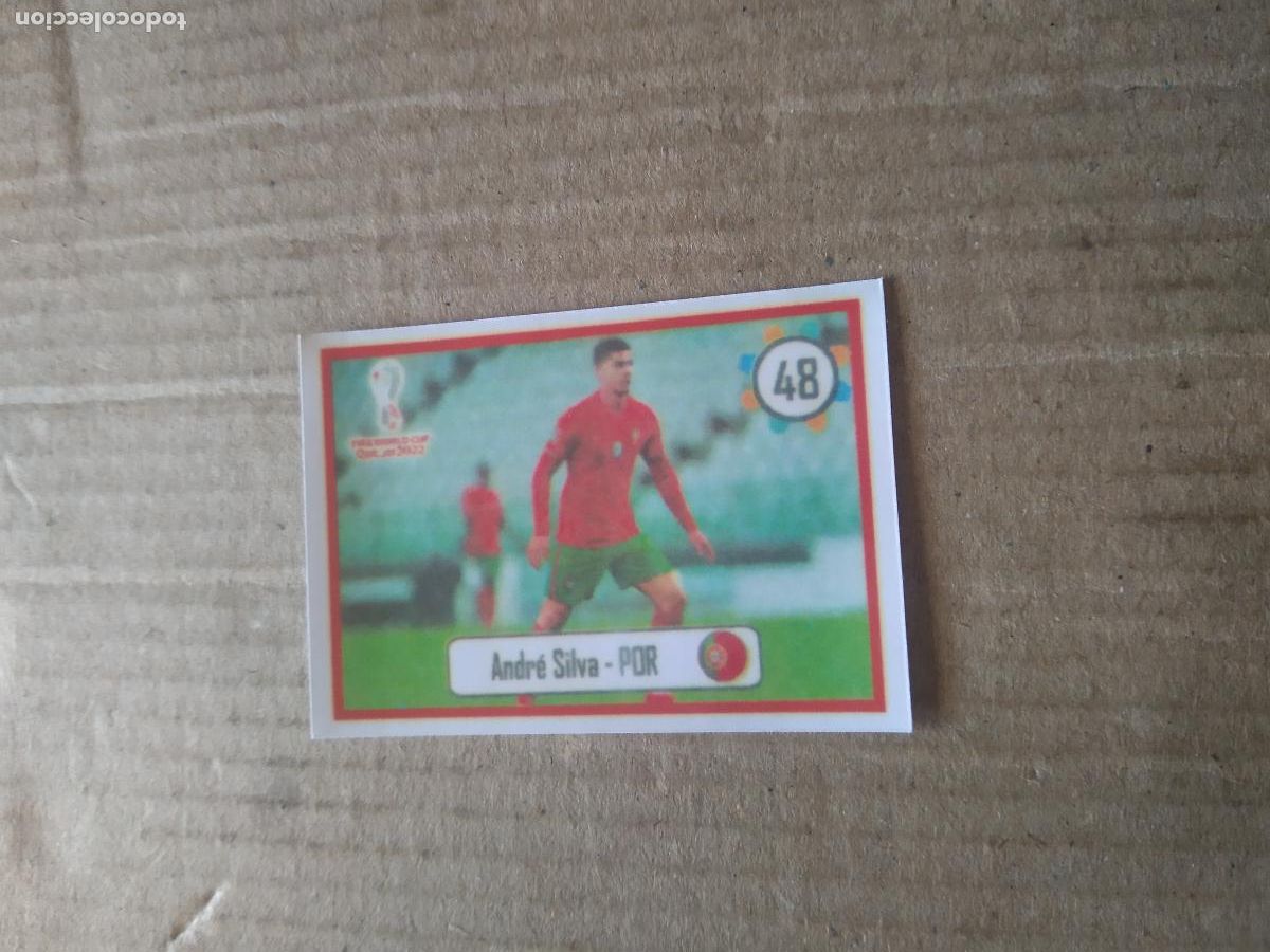 Fu&szlig;ball-Sticker: 48 ANDRE SILVA PORTUGAL CROMO FUTBOL MUNDIAL 2022 WORLD CUP EDITADO EN BRASIL