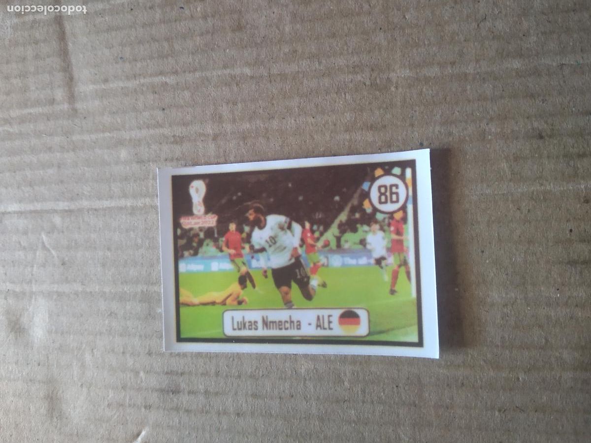 Fu&szlig;ball-Sticker: 86 LUKAS NMECHA ALEMANIA CROMO FUTBOL MUNDIAL 2022 WORLD CUP EDITADO EN BRASIL