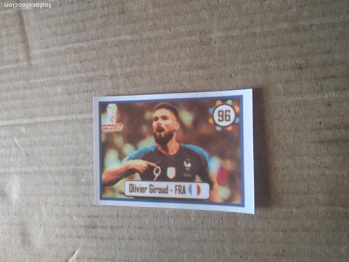 Fu&szlig;ball-Sticker: 96 GIROUD FRANCIA CROMO FUTBOL MUNDIAL 2022 WORLD CUP EDITADO EN BRASIL
