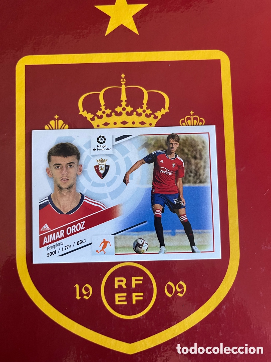 Cromos de f&uacute;tbol: 14 BIS AIMAR OROZ COLOCA LIGA ESTE EDICIONES ESTE 2022 2023 22 23 OSASUNA