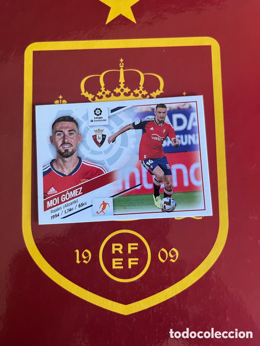 Cromos de f&uacute;tbol: 38 MOI G&Oacute;MEZ &Uacute;LTIMOS FICHAJES LIGA ESTE EDICIONES ESTE 2022 2023 22 23 OSASUNA