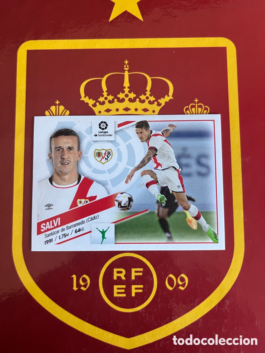 Cromos de f&uacute;tbol: 11 SALVI &Uacute;LTIMOS FICHAJES LIGA ESTE EDICIONES ESTE 2022 2023 22 23 RAYO VALLECANO