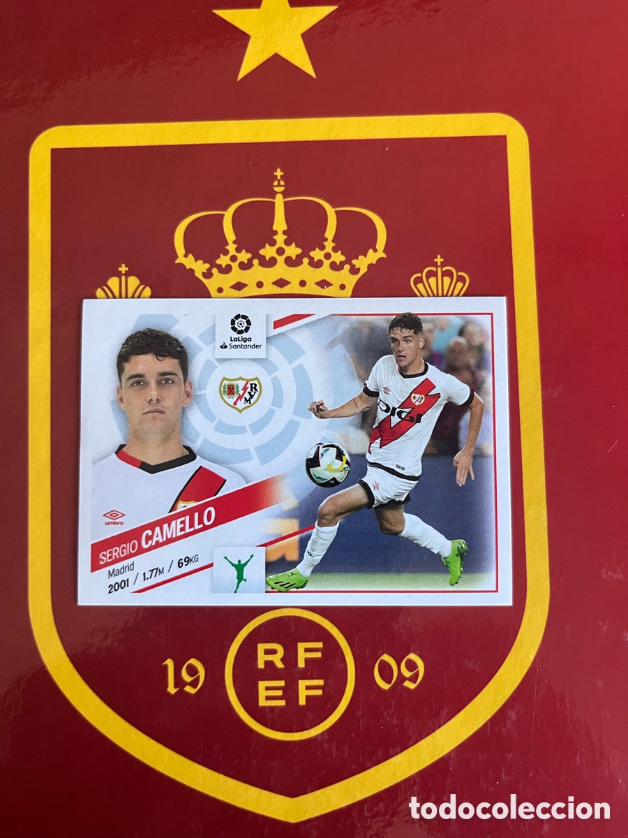 Cromos de f&uacute;tbol: 28 CAMELLO &Uacute;LTIMOS FICHAJES LIGA ESTE EDICIONES ESTE 2022 2023 22 23 RAYO VALLECANO