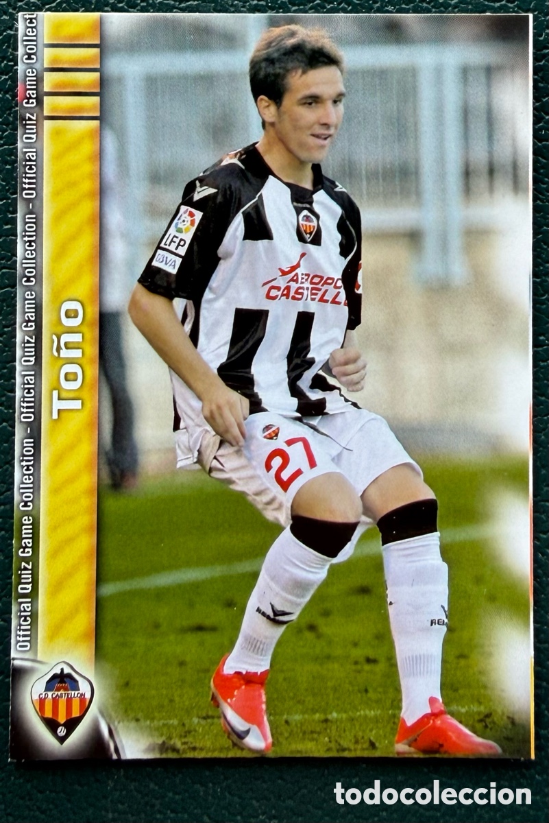 Cromos de f&uacute;tbol: 1253 TO&Ntilde;O CD CASTELLON FICHAS ALBUM MUNDICROMO 2009 2010 09 10