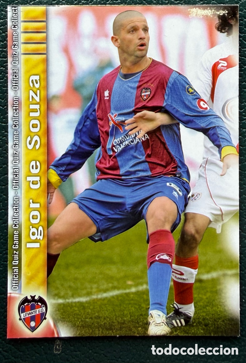 Cromos de f&uacute;tbol: 1256 IGOR DE SOUZA LEVANTE UD FICHAS ALBUM MUNDICROMO 2009 2010 09 10