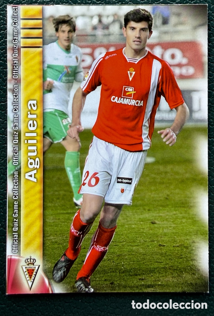 Cromos de Futebol: 1274 AGUILERA REAL MURCIA FICHAS ALBUM MUNDICROMO 2009 2010 09 10