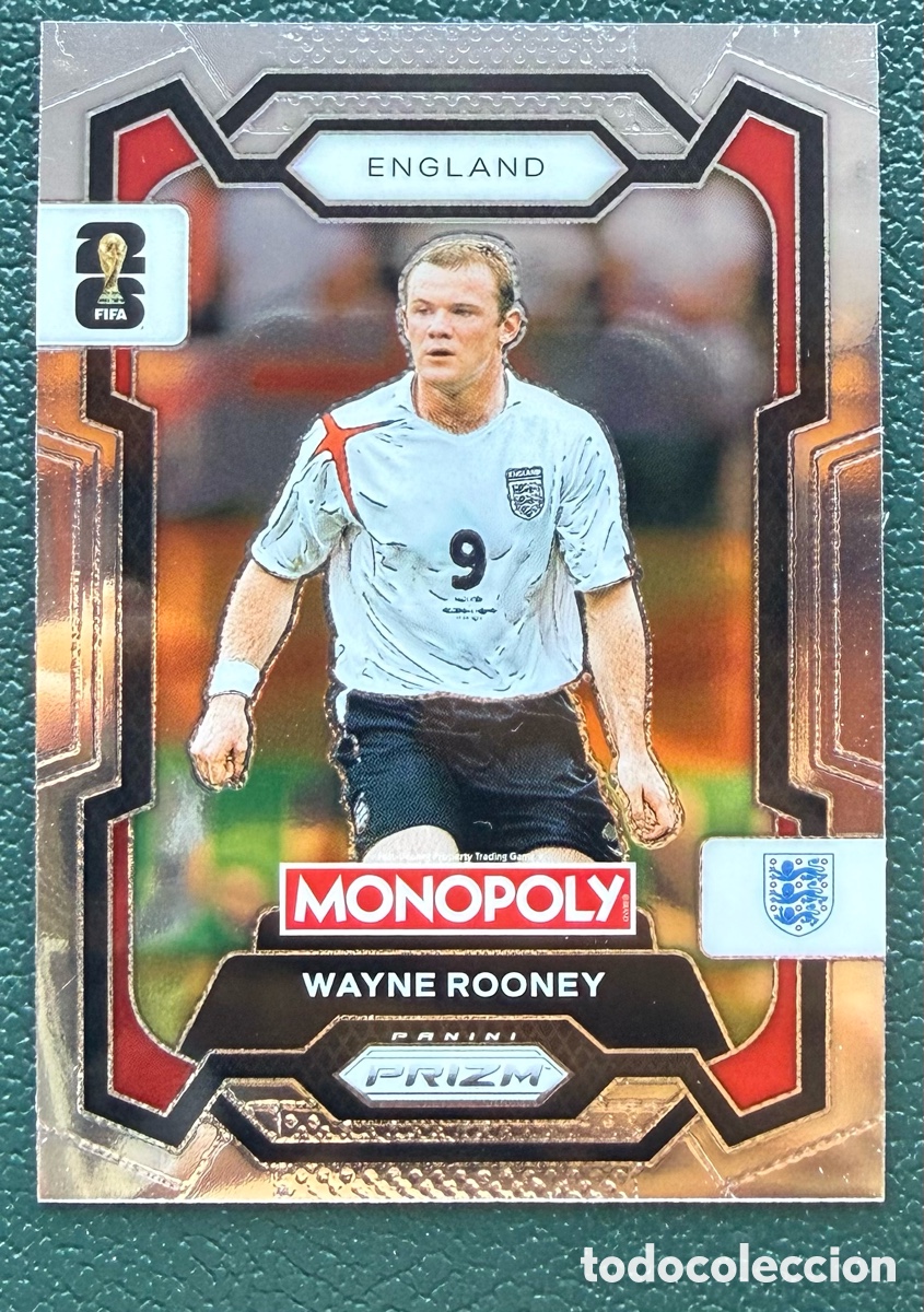Figurine di Calcio: 27 WAYNE ROONEY INGLATERRA FICHAS ALBUM PANINI FIFA WORLD CUP MUNDIAL 2026 MONOPOLY PRIZM