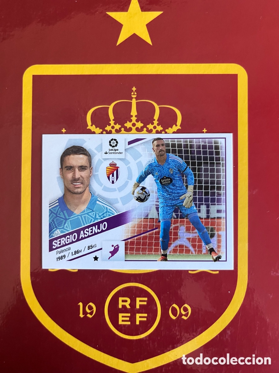 Cromos de f&uacute;tbol: 4 BIS SERGIO ASENJO COLOCA LIGA ESTE EDICIONES ESTE 2022 2023 22 23 REAL VALLADOLID