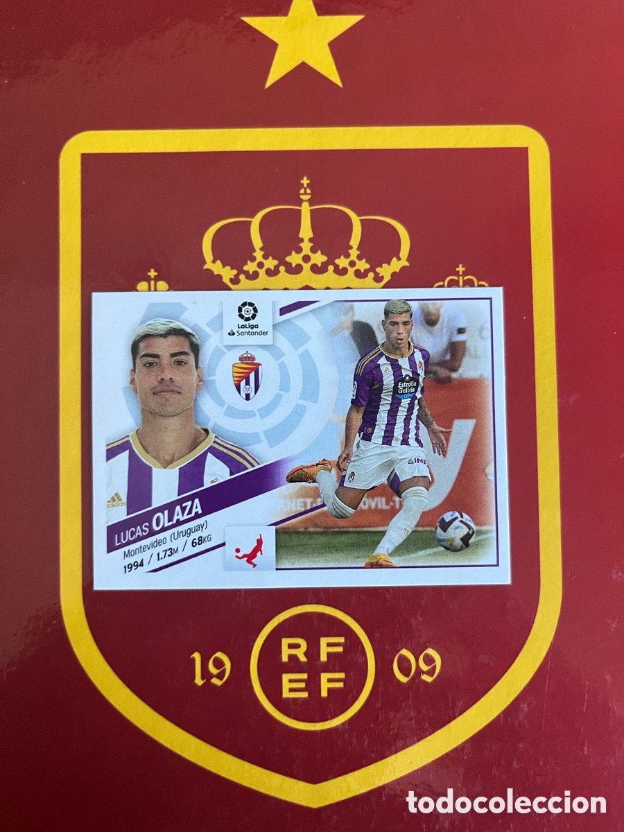 Cromos de f&uacute;tbol: 9 BIS OLAZA COLOCA LIGA ESTE EDICIONES ESTE 2022 2023 22 23 REAL VALLADOLID