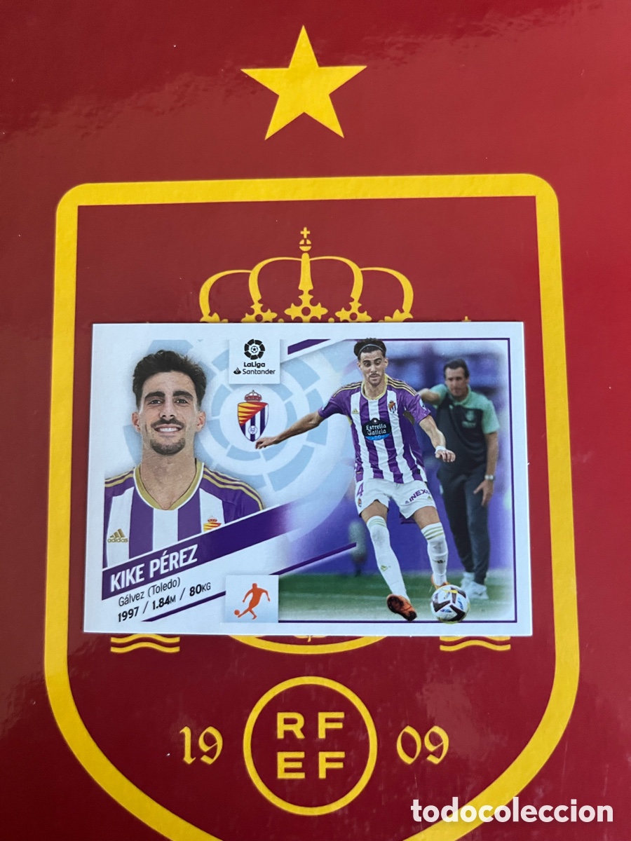 Cromos de f&uacute;tbol: 13 BIS KIKE P&Eacute;REZ COLOCA LIGA ESTE EDICIONES ESTE 2022 2023 22 23 REAL VALLADOLID