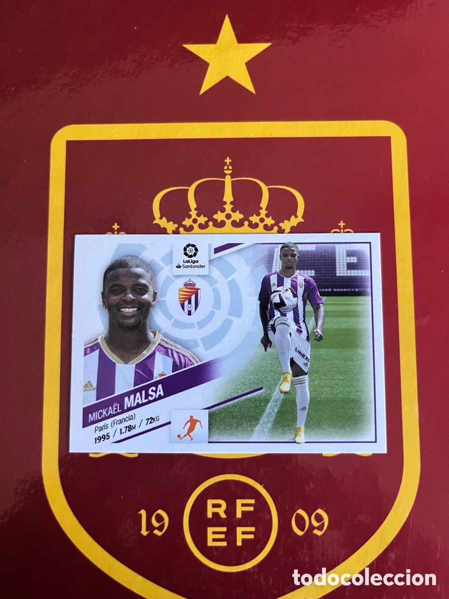 Cromos de f&uacute;tbol: 40 MALSA &Uacute;LTIMOS FICHAJES FICHAJE LIGA ESTE EDICIONES ESTE 2022 2023 22 23 REAL VALLADOLID