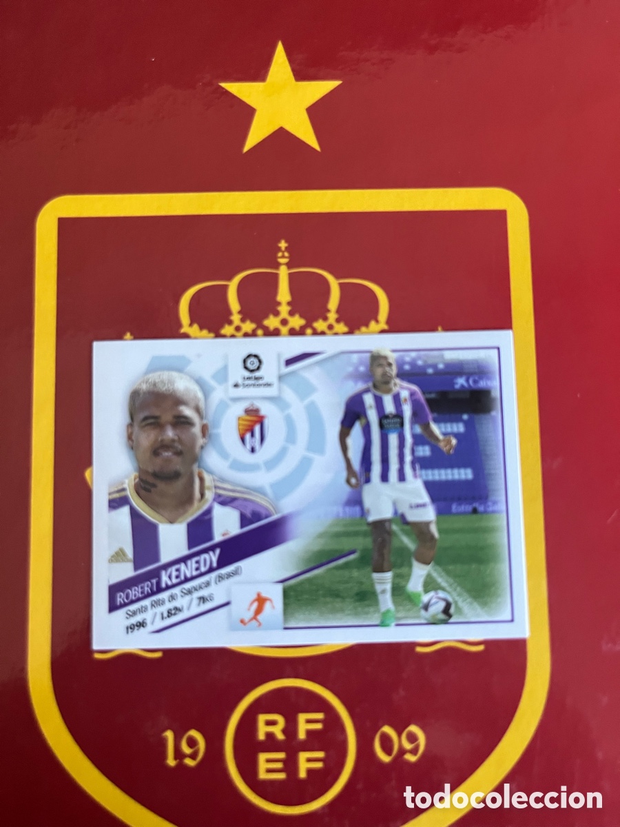 Cromos de f&uacute;tbol: 54 KENEDY &Uacute;LTIMOS FICHAJES FICHAJE LIGA ESTE EDICIONES ESTE 2022 2023 22 23 REAL VALLADOLID