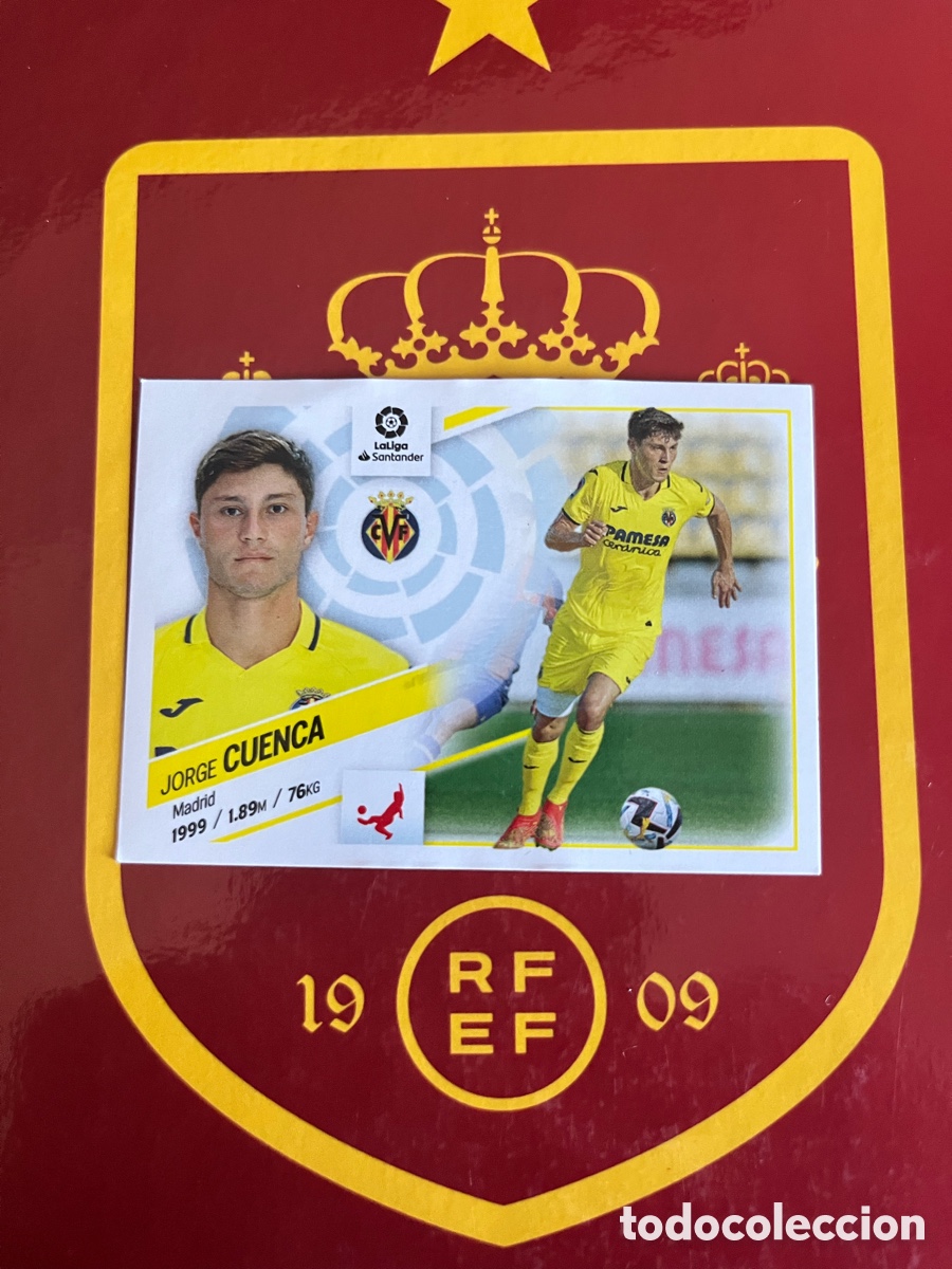 Cromos de f&uacute;tbol: 9 BIS CUENCA COLOCA LIGA ESTE EDICIONES ESTE 2022 2023 22 23 VILLARREAL