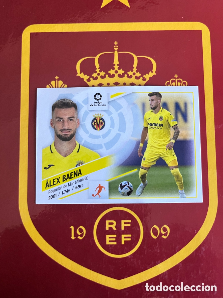 Cromos de f&uacute;tbol: 16 BIS ALEX BAENA COLOCA LIGA ESTE EDICIONES ESTE 2022 2023 22 23 VILLARREAL