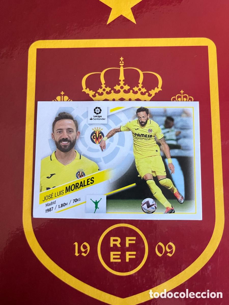 Cromos de f&uacute;tbol: 4 MORALES &Uacute;LTIMOS FICHAJES FICHAJE LIGA ESTE EDICIONES ESTE 2022 2023 22 23 VILLARREAL