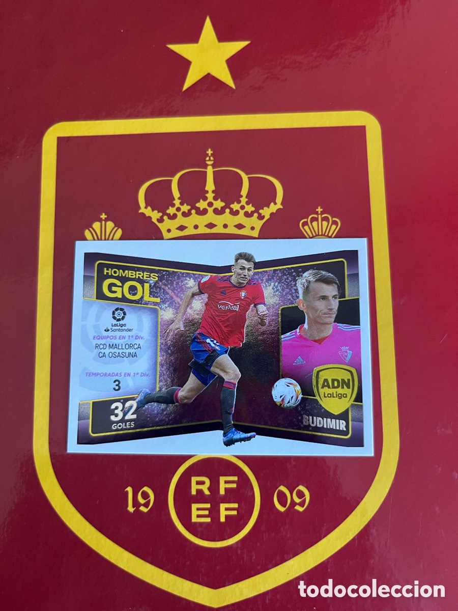 Cromos de f&uacute;tbol: 6 BUDIMIR HOMBRES GOL ADN LA LIGA LIGA ESTE EDICIONES ESTE 2022 2023 22 23 OSASUNA