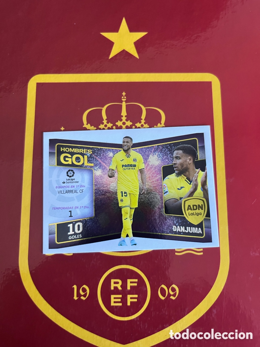 Cromos de f&uacute;tbol: 7 DANJUMA HOMBRES GOL ADN LA LIGA LIGA ESTE EDICIONES ESTE 2022 2023 22 23 VILLARREAL