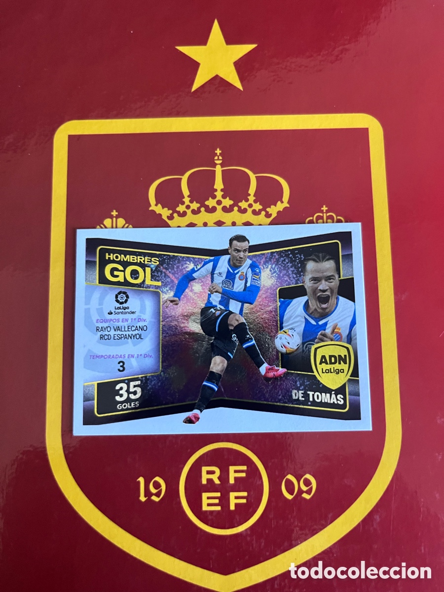 Cromos de f&uacute;tbol: 8 RDT RA&Uacute;L DE TOM&Aacute;S HOMBRES GOL ADN LA LIGA LIGA ESTE EDICIONES ESTE 2022 2023 22 23 ESPANYOL