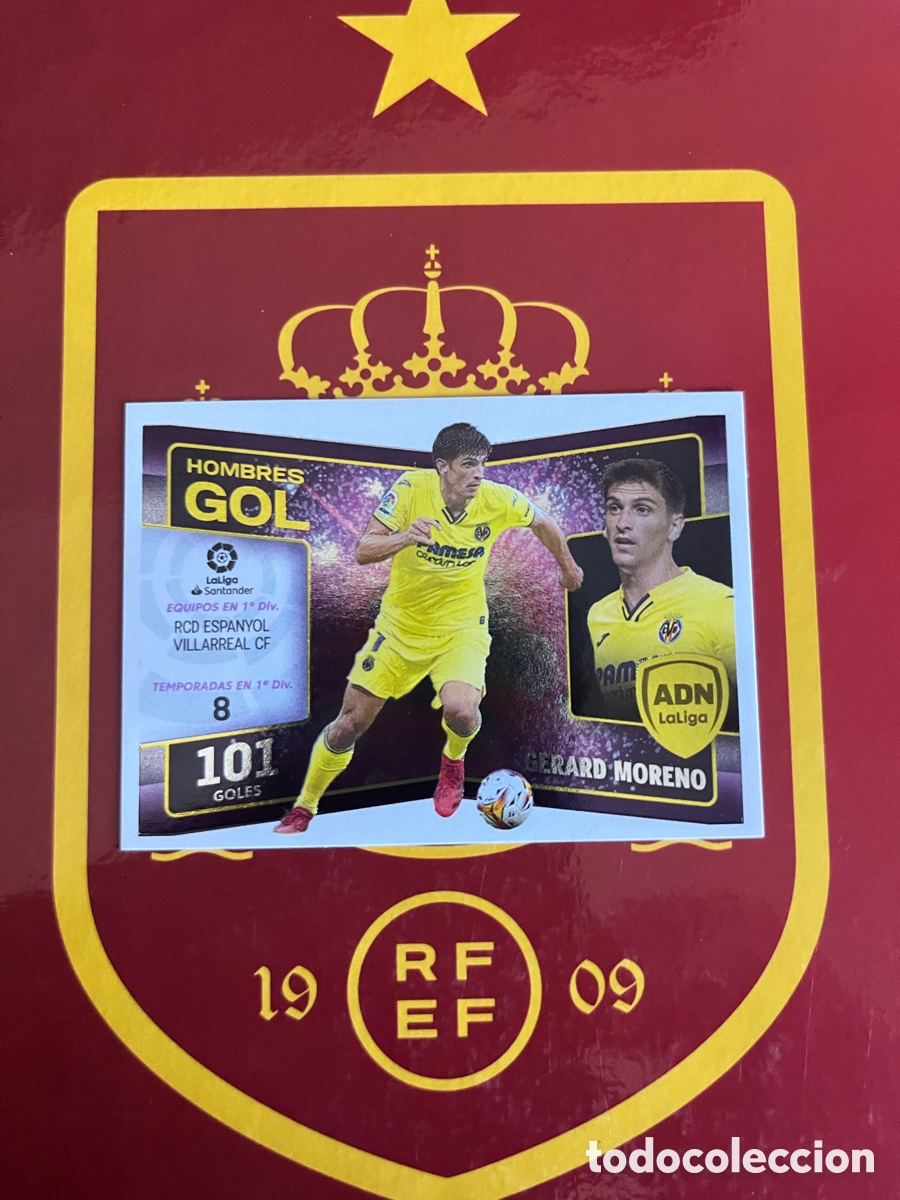 Cromos de f&uacute;tbol: 11 GERARD MORENO HOMBRES GOL ADN LA LIGA LIGA ESTE EDICIONES ESTE 2022 2023 22 23 VILLARREAL