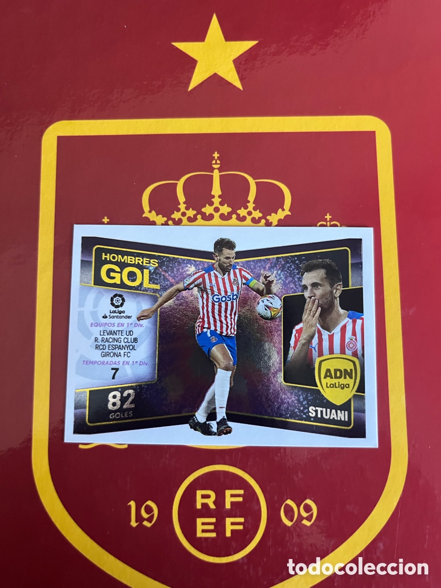 Cromos de f&uacute;tbol: 24 STUANI HOMBRES GOL ADN LA LIGA LIGA ESTE EDICIONES ESTE 2022 2023 22 23 GIRONA