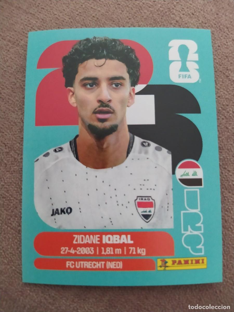 Cromos de f&uacute;tbol: IRQ 09 Zidane IQBAL 9 Iraq Irak mundial 2026 panini