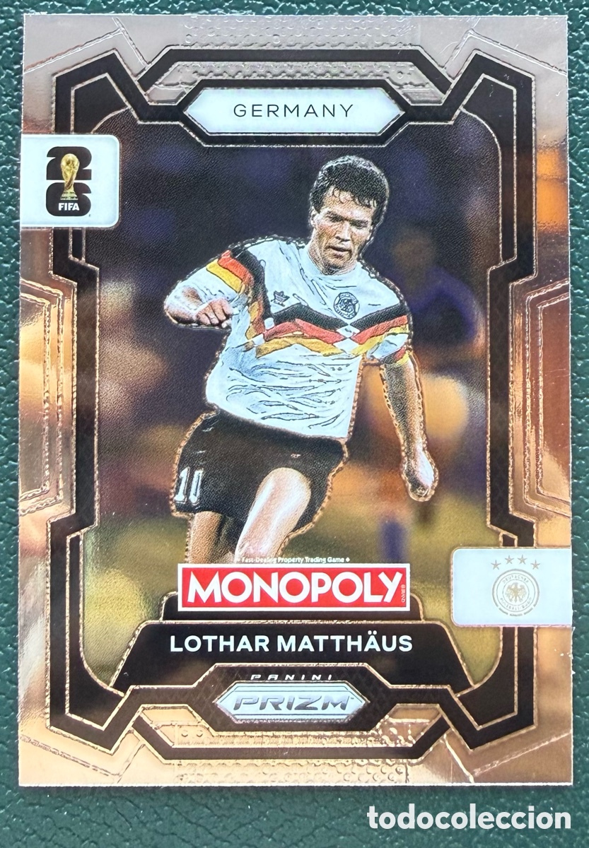 Cartes &agrave; collectionner de Football: 64 LOTHAR MATTHAUS ALEMANIA FICHAS ALBUM PANINI FIFA WORLD CUP MUNDIAL 2026 MONOPOLY PRIZM