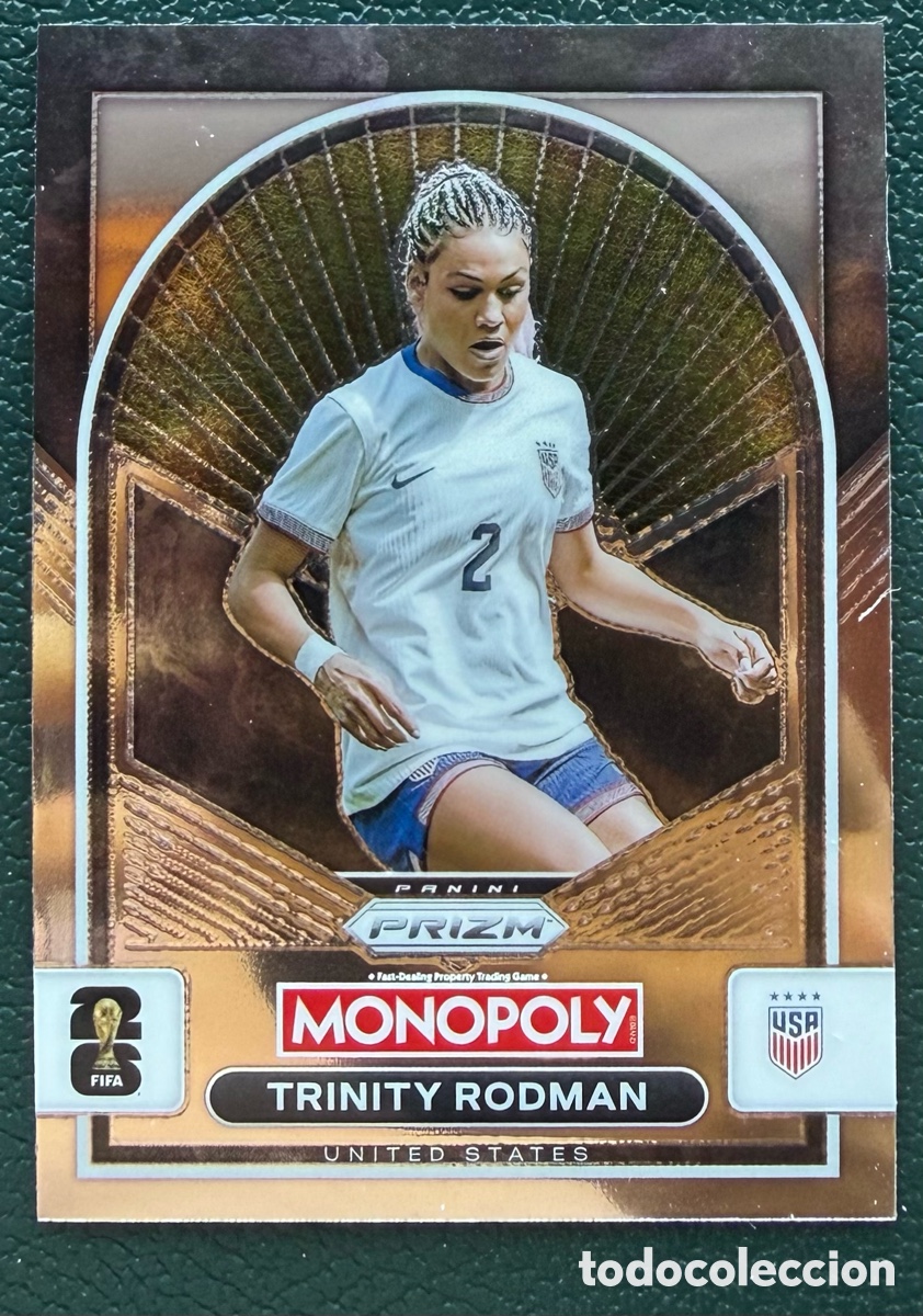 Fu&szlig;ball-Sticker: 94 TRINITY RODMAN ESTADOS UNIDOS USA FICHAS ALBUM PANINI FIFA WORLD CUP MUNDIAL 2026 MONOPOLY PRIZM