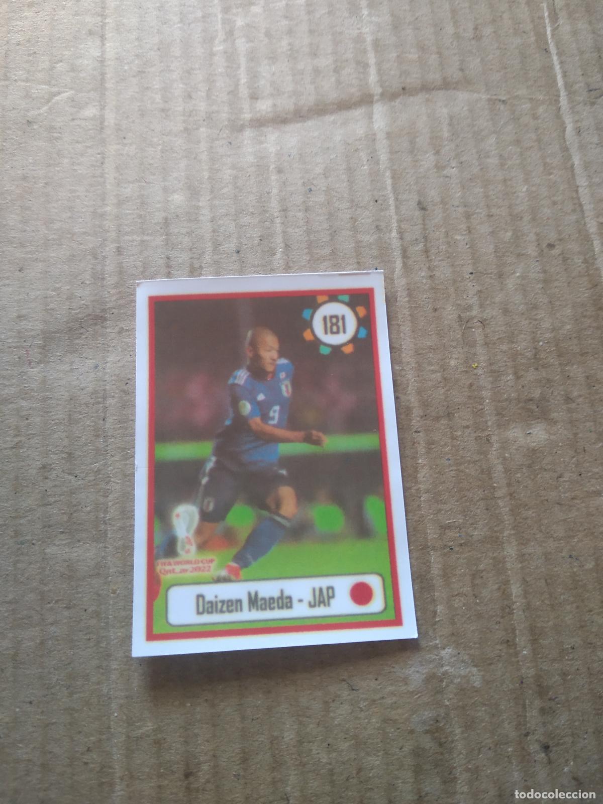 Cromos de f&uacute;tbol: 181 DAIZEN MAEDA JAPON CROMO FUTBOL MUNDIAL 2022 WORLD CUP EDITADO EN BRASIL