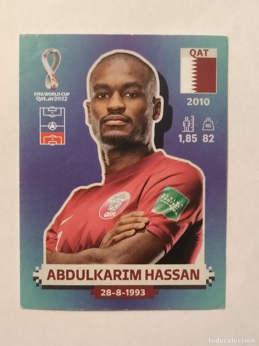 Cromos de f&uacute;tbol: #QAT 7 ABDULKARIM HASSAN (QATAR) MUNDIAL QATAR 2022 PANINI