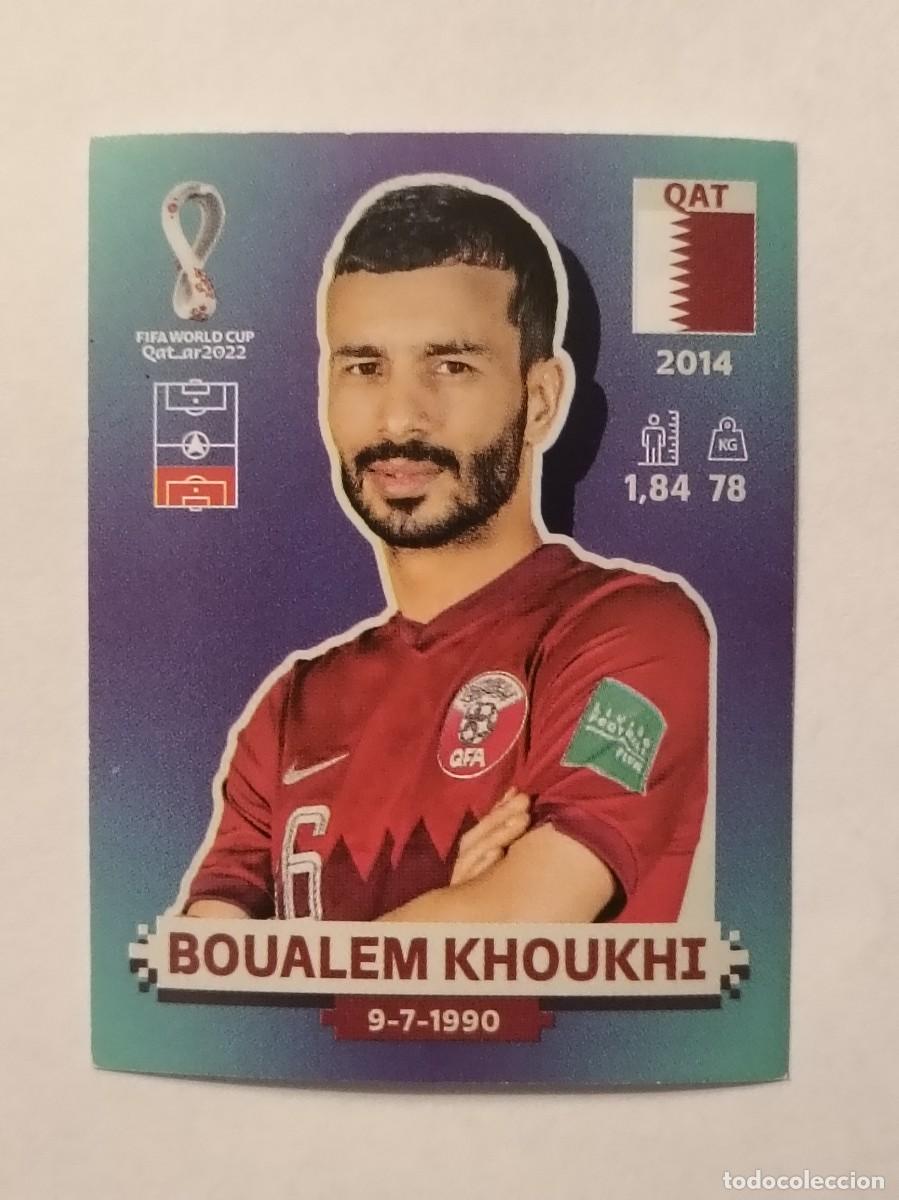 Cromos de f&uacute;tbol: #QAT 9 BOUALEM KHOUKHI (QATAR) MUNDIAL QATAR 2022 PANINI